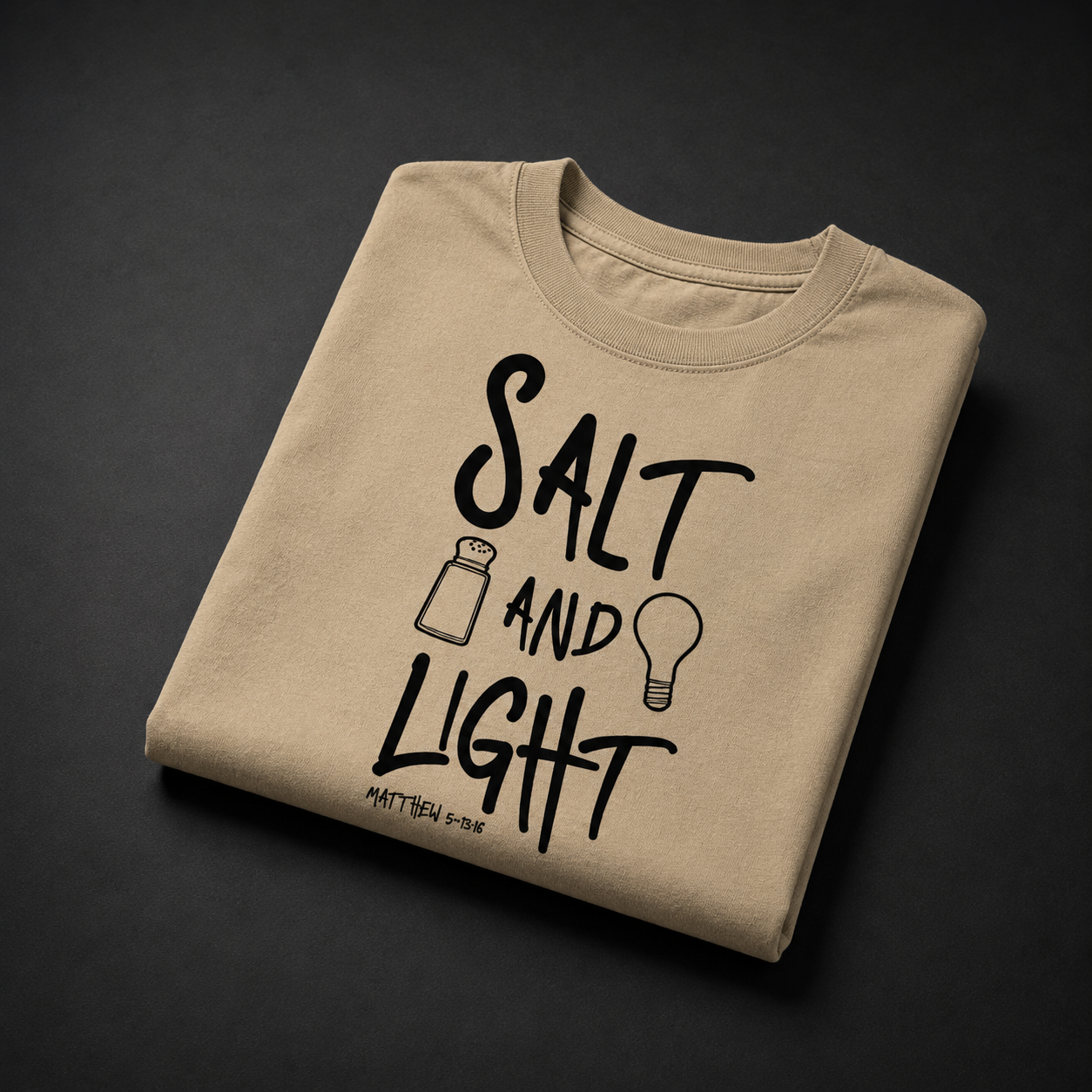 SALT AND LIGHT- OVERSIZED TEE